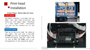 Interface Considerations board interface The board (Page 30 / 67) F2-6090 UV Flatbed Printer Product Installation and Operation Instructions